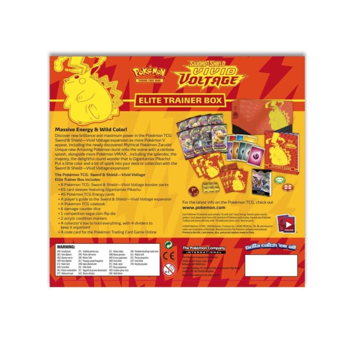 Pokémon SWSH4: Vivid Voltage Elite Trainer Box - Image 2