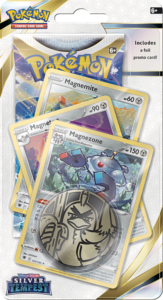 Pokémon SWSH12: Silver Tempest Premium Checklane Blister Magnezone