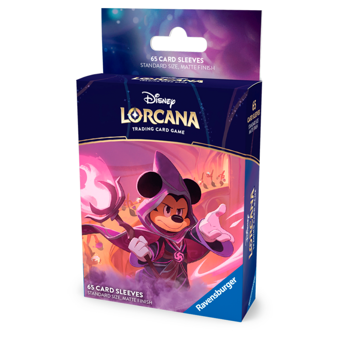 Disney Lorcana: Card Sleeves - Mickey Mouse, Wayward Sorcerer (65 kpl)