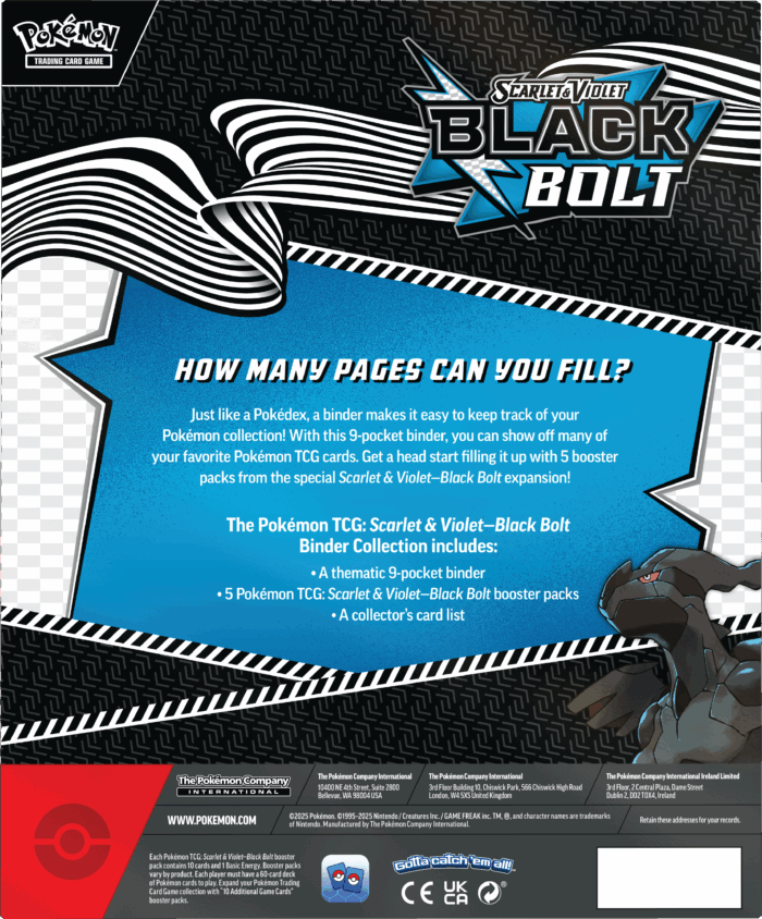 Pokémon SV10.5: Black Bolt & White Flare Binder Collection - Image 5