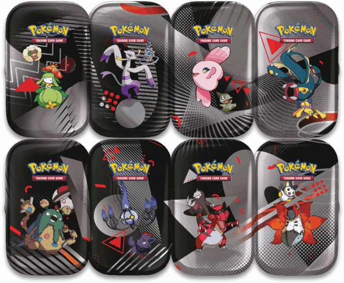 Pokémon SV10.5: Black Bolt & White Flare Mini Tin Display - Image 2